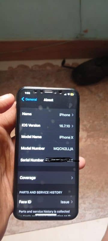 IPHONE X (256 GB) PTA APPROVED 2