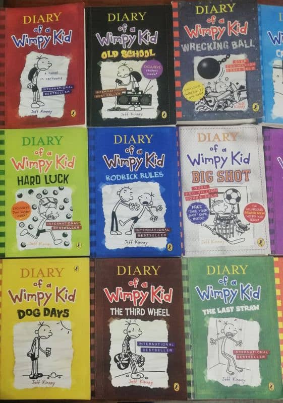 wimpy kid books set of 15 0