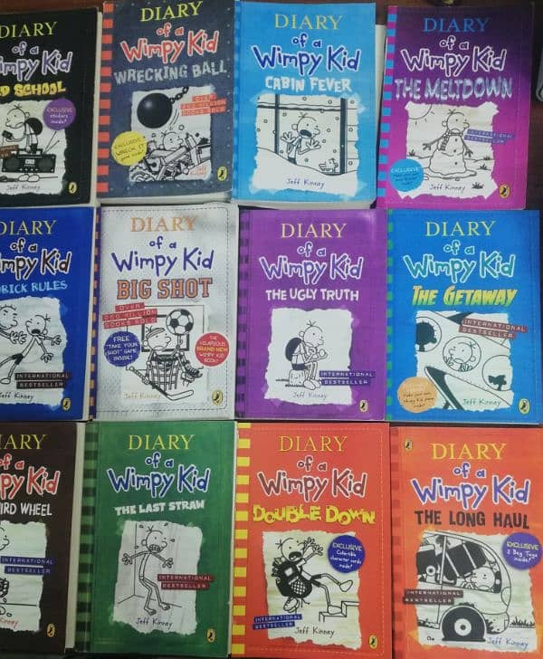 wimpy kid books set of 15 1