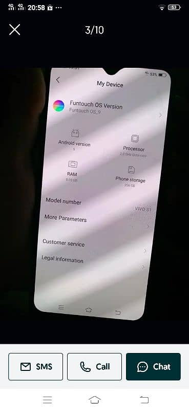 Vivo s1 8+128  sirf pnl chge hn figer not working bki set ok hn 0