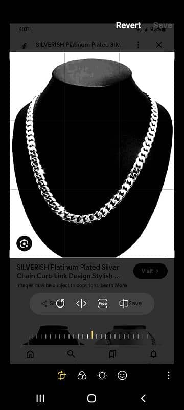 Fashion Frill silver Chain 0