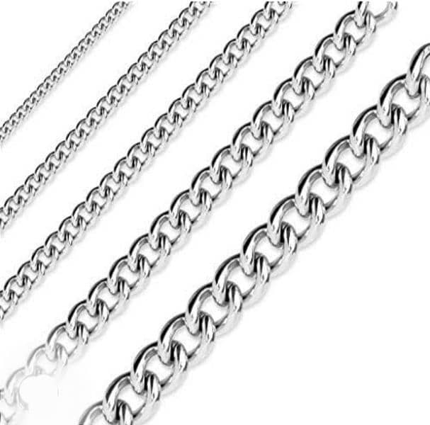 Fashion Frill silver Chain 2