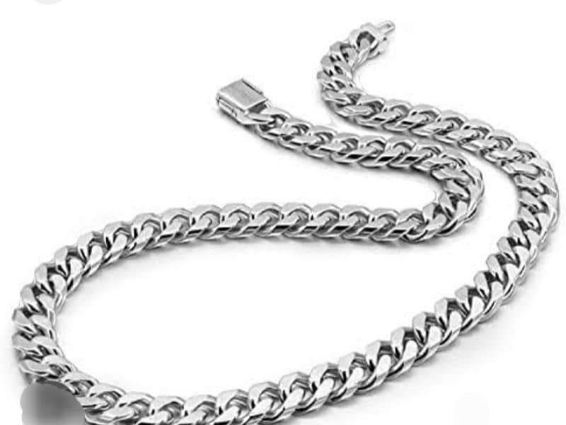 Fashion Frill silver Chain 3