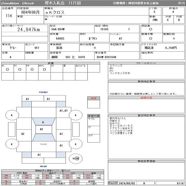 Mitsubishi EK X M Model 2022 - Fresh Import 4 Grade 17