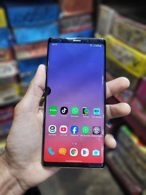 sumsung note 9 dual sim aproved 0