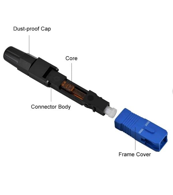 FTTH Fiber Optic SC/PC SM Single Mode Fast Connector 0