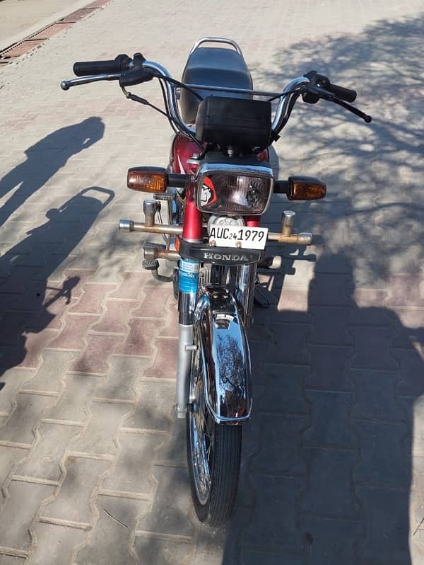 Honda CD 70 2022 Model 2024 Registration 6