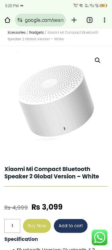 Mi Compact Bluetooth Speakers 2 0