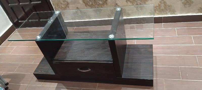 LED/LCD TV Stand with top Glass 1