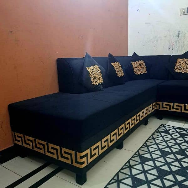 07 Seater L Shaped Sofa 3