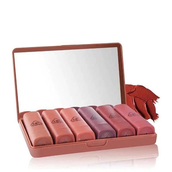 6 Pcs warm undertone lipstick set for Bold coverage 1