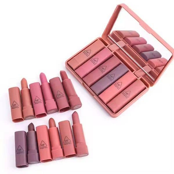 6 Pcs warm undertone lipstick set for Bold coverage 3