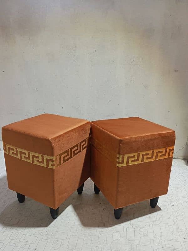 Luxury Wooden Square Stools 6