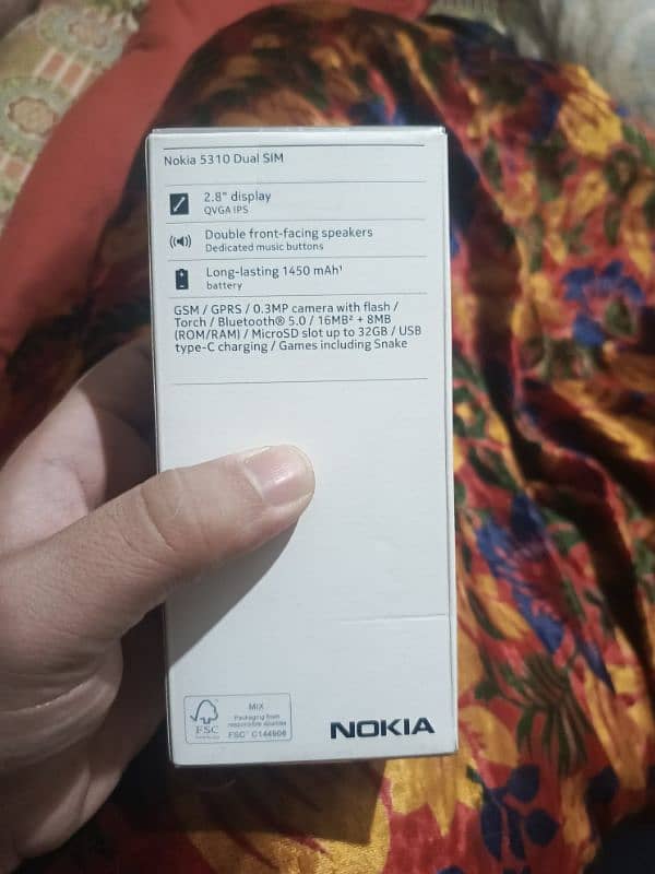 Nokia 5310 box pack 2