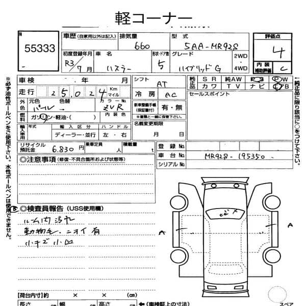 Suzuki Hustler G Package Model 2021 - Hybrid System 11