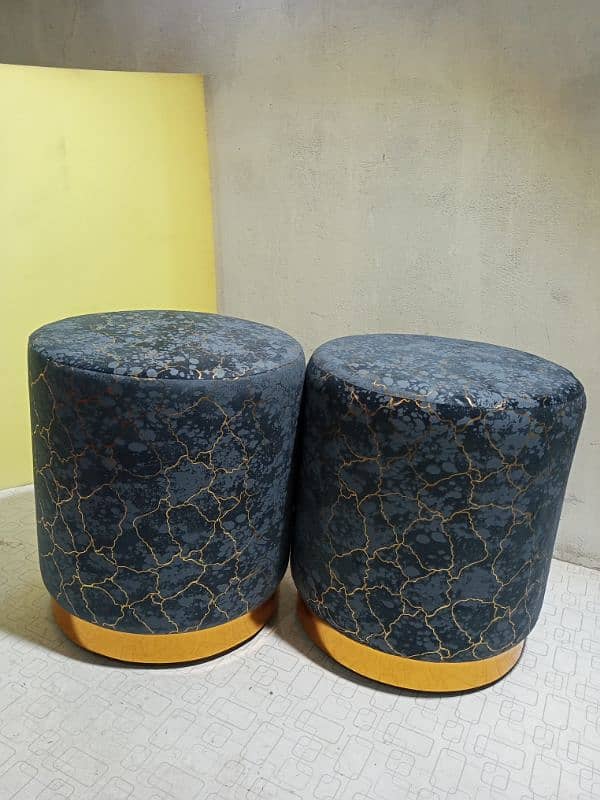 Luxury Wooden Round Stools BIG SIZE 8