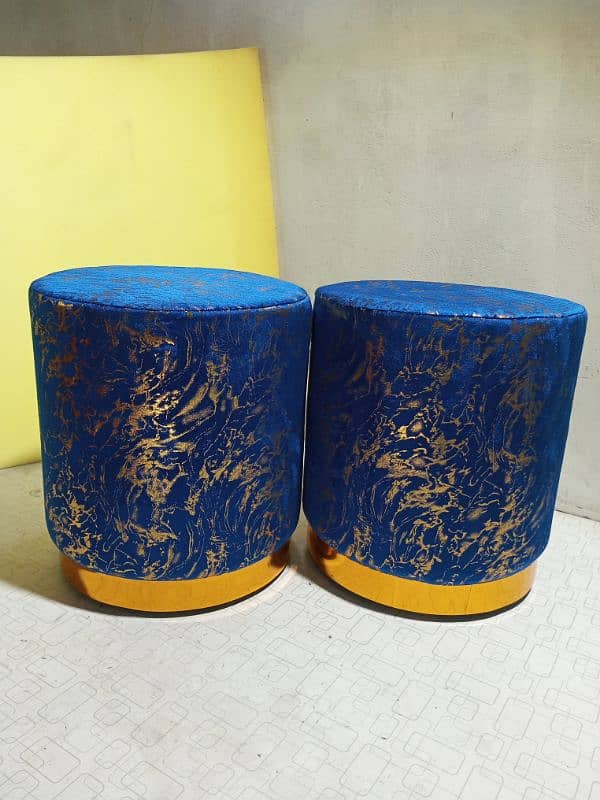 Luxury Wooden Round Stools BIG SIZE 11