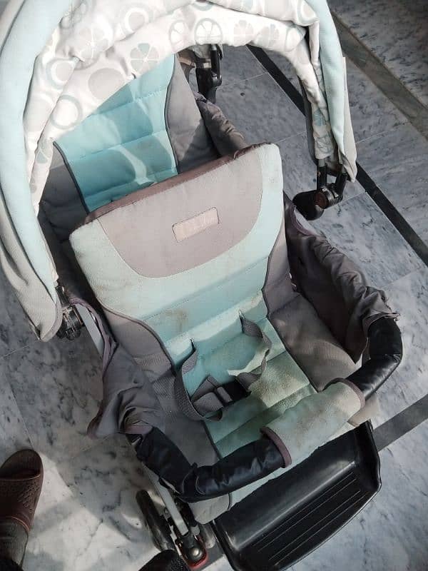 Double Baby pram for kids 3