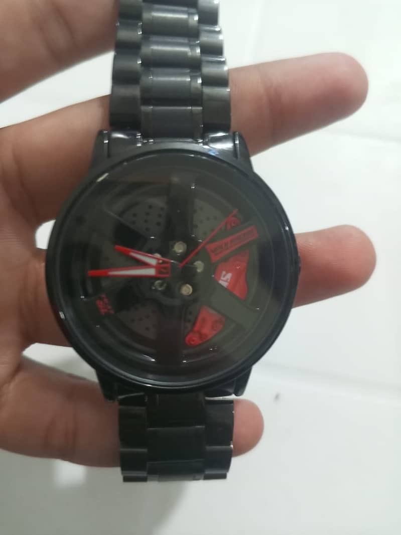 Skmei original genuine black wheel watch 1