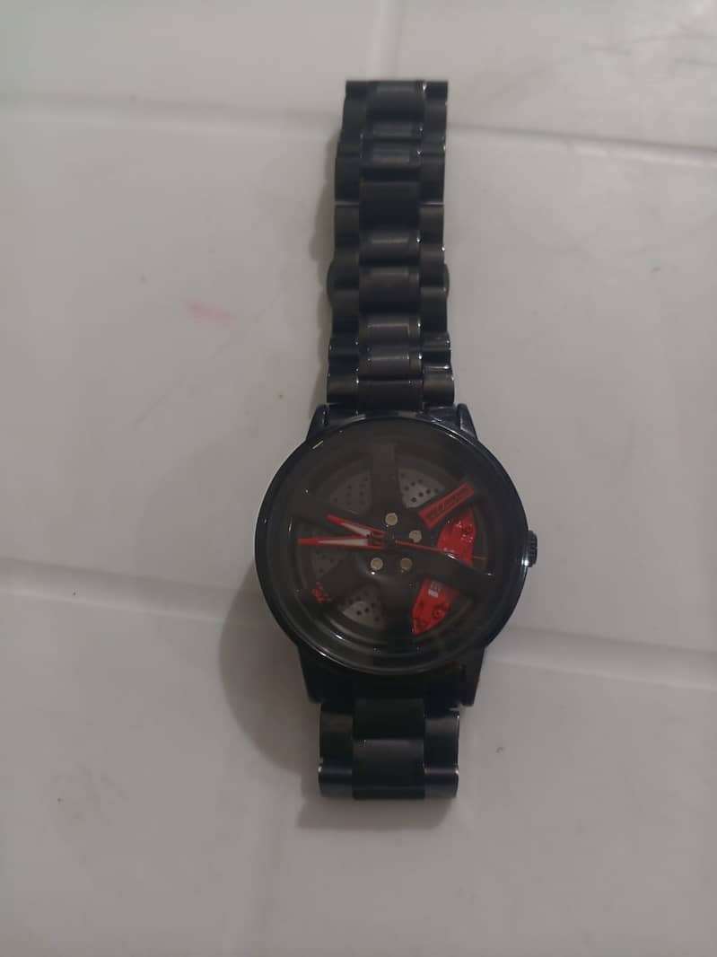 Skmei original genuine black wheel watch 2