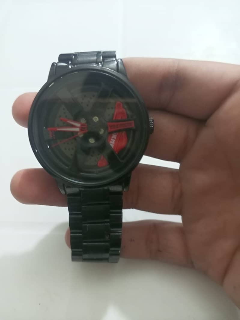 Skmei original genuine black wheel watch 3