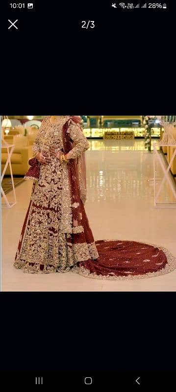 Barat bridal dress 1