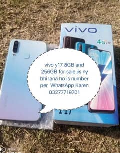 vivo y17 8GB 256GB