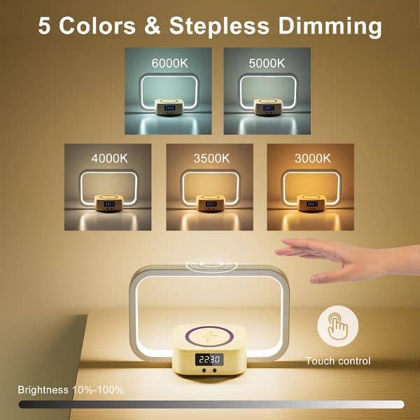 YAMYONE Bedside Lamp 4 colours, touch germany imported 1