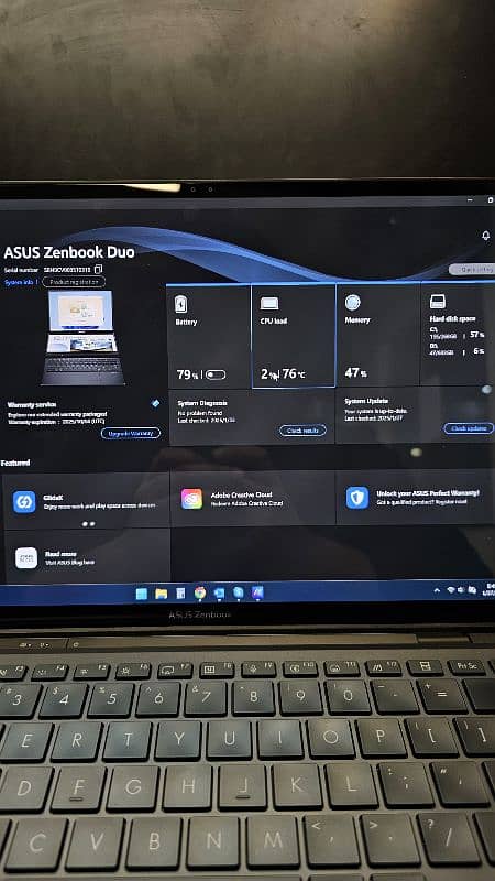 ASUS Zenbook DUO (UX8406MA) Core Ultra 9 32gb/1TB 4