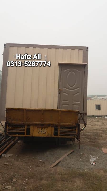 Toilet/office container/prefab check post/porta cabin/house,shed,store 5