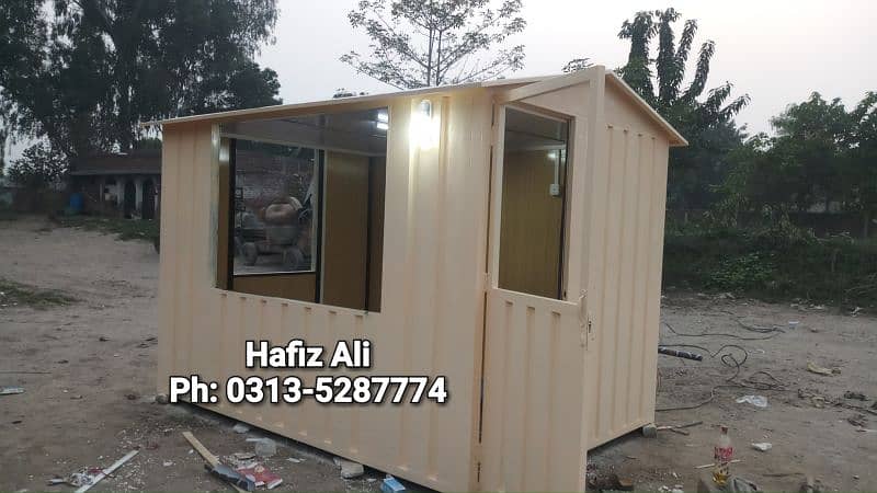 Toilet/office container/prefab check post/porta cabin/house,shed,store 9