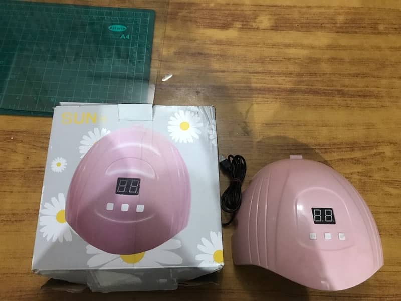 2 uv nail lamps + 3 in 1 hair iron for sale 1