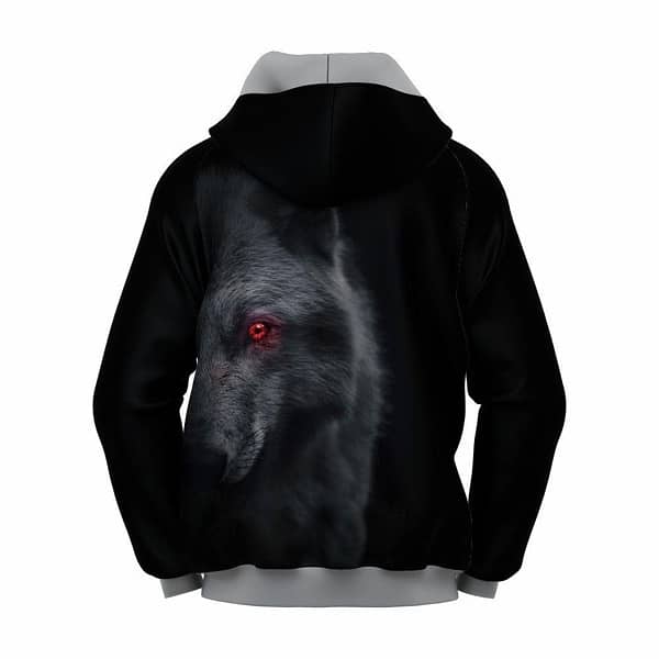 Graphic Wolf Hoodie 1