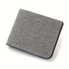 Sleek Men's Ultra-Thin Canvas Wallet