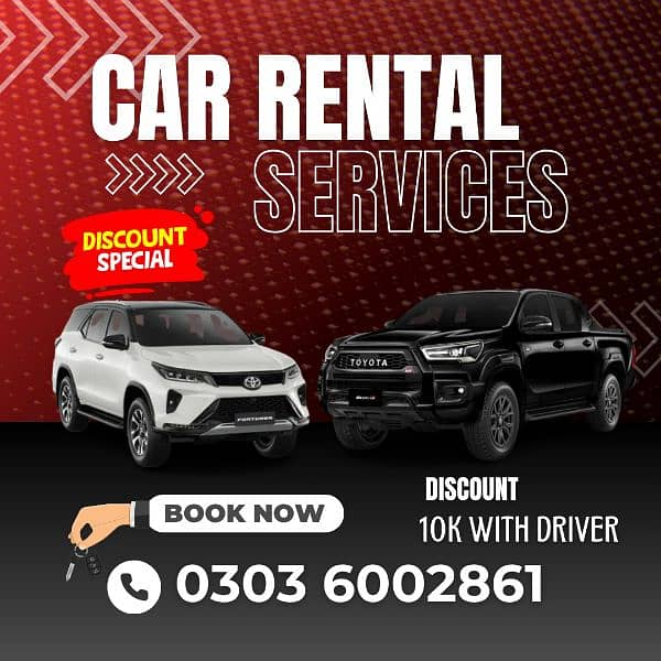 Rent a Car/Car Rental/WITH DRIVER RENT A CAR 0