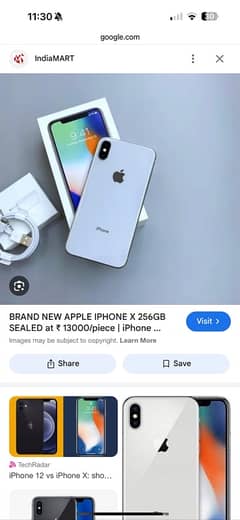 I phone X 256GB PTA Approved