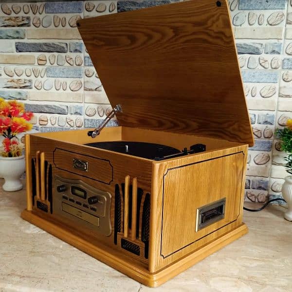 Radiogram Turntable Gramophone Record Player Antique 1