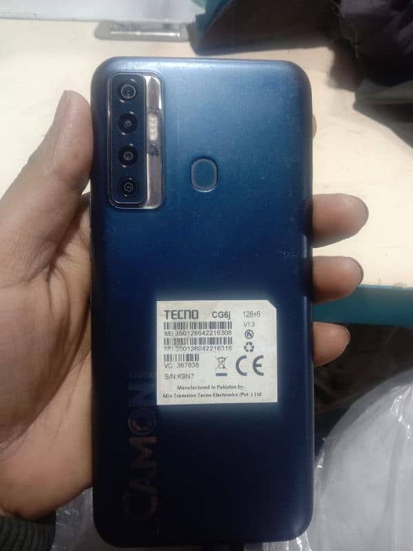 6gb ram 128gb rom tecno coman17 0