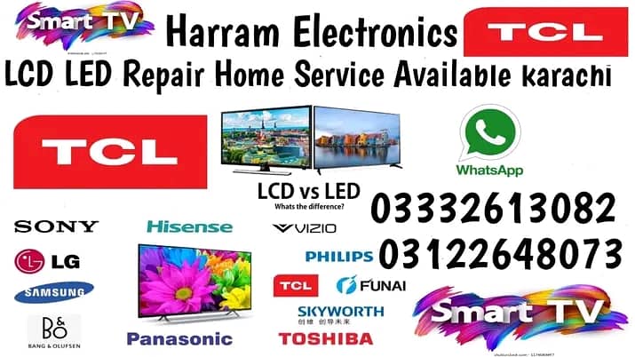 LCD. LED. Tv. Repairing All Karachi 03332613082 Call. Home Services 1