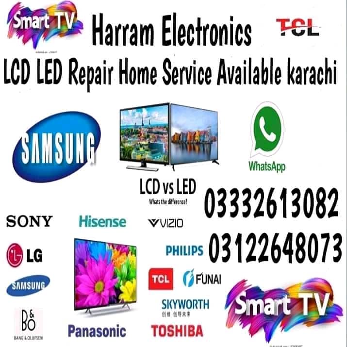 LCD. LED. Tv. Repairing All Karachi 03332613082 Call. Home Services 6