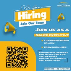 Urgent hiring: Sales executives