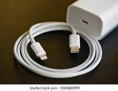 I phone charger(adopter 20 W + cable)