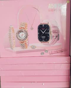 Women smartwatch with bracelet ring necklace etc