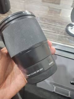 sigma 16mm 1.4 dg dn 9.5/10 condition