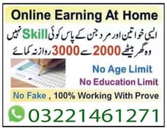 Male/Female online job available part-time/full-time/Typing/Assignment