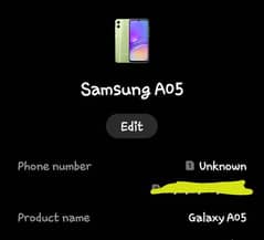 samsung mobile a05 for sale