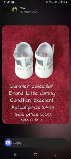 New born baby dresses ,shoes