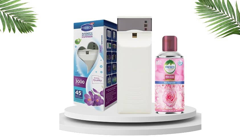 Fresco air freshener, air dispenser , refills 250ml, 300ml for office 1