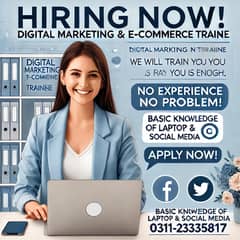 "Hiring Now: Digital Marketing Trainee – We’ll Train and Pay You!"