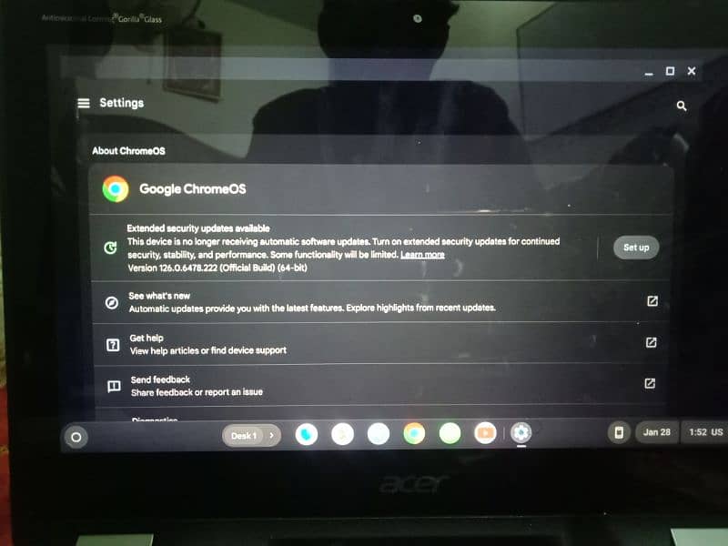 Acer chrome book with new condition 2